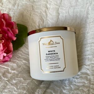 White Barn White Gardenia 3 Wick Scented Candle